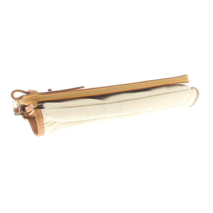 [Used] L&amp;amp;KONDO Leather x Linen Clutch Bag Camel Brown x Natural [Condition Rank A] [Unisex]
