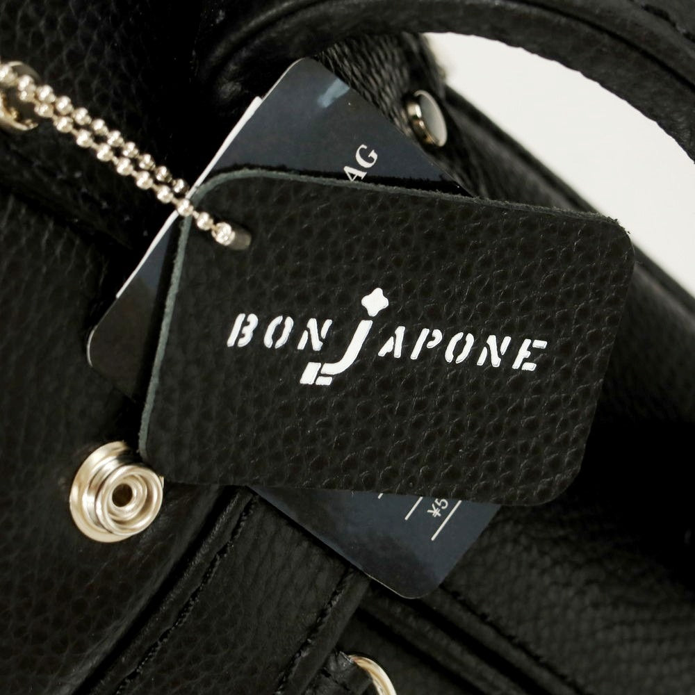 【中古】【未使用】ボンジャポネ BONJAPONE × KOYAMA GOLF BAG FACTORY LEOPARD レザー スタッズ ゴルフバッグ ブラック【 状態ランクS 】【 ユニセックス 】[EPD]