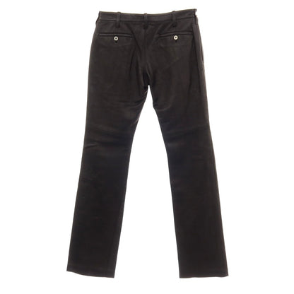 【中古】ルコンド L&amp;KONDO 羊革 スペインラム レザーステッチパンツ ブラック【サイズ46】【 状態ランクD 】【 メンズ 】