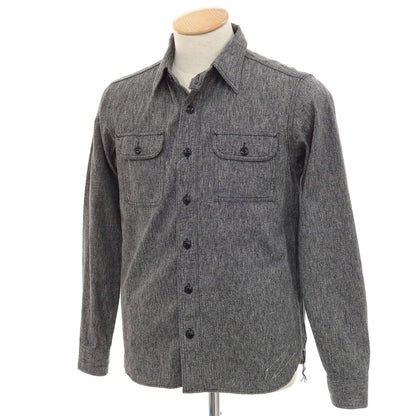 【SALE30％OFF/返品不可】【中古】サムライ ジーンズ SAMURAI JEANS コットン カジュアルシャツ グレー【 S 】【 状態ランクB 】【 メンズ 】