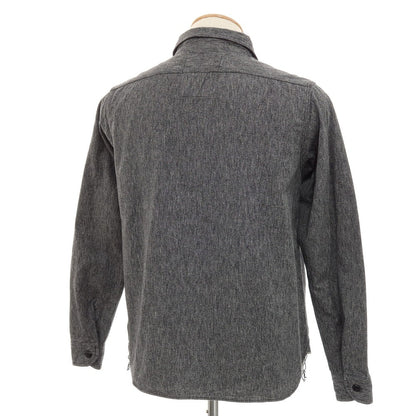 【SALE30％OFF/返品不可】【中古】サムライ ジーンズ SAMURAI JEANS コットン カジュアルシャツ グレー【 S 】【 状態ランクB 】【 メンズ 】