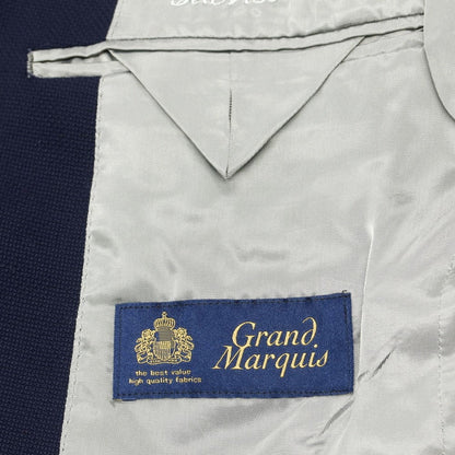 【中古】アザブテーラー azabu tailor ウール テーラードジャケット ネイビー【 42 】【 状態ランクB 】【 メンズ 】