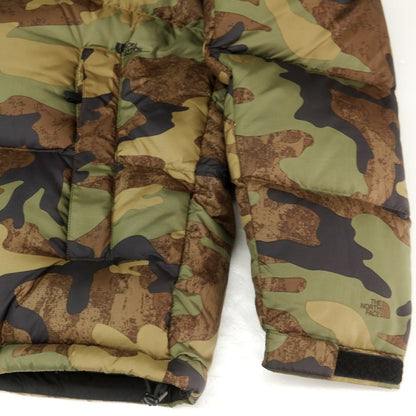 【中古】【未使用】ザノースフェイス THE NORTH FACE ナイロン ND92336 カモフラ柄 ダウンジャケット グリーンxブラック【 M 】【 状態ランクS 】【 メンズ 】