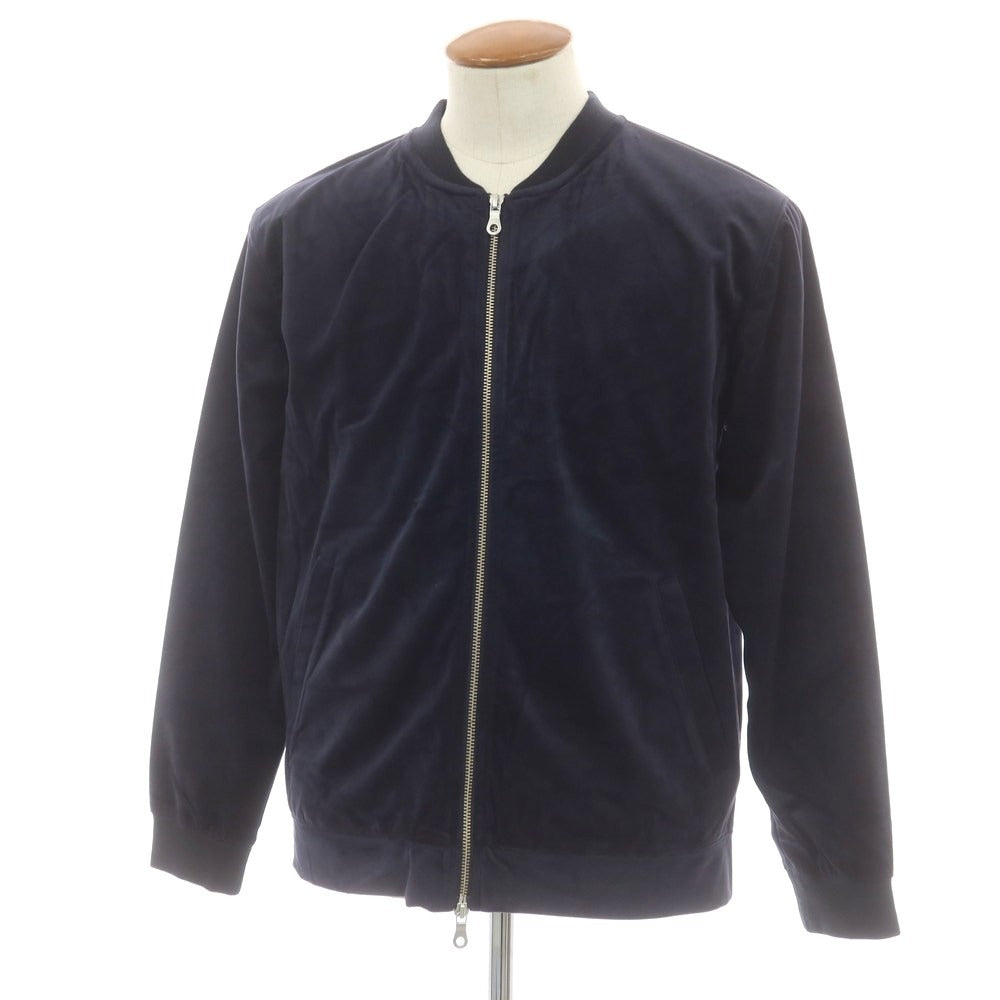 【中古】【未使用】ナノユニバース nano universe ポリエステル スイングトップ ネイビー【 M 】【 状態ランクS 】【 メンズ 】