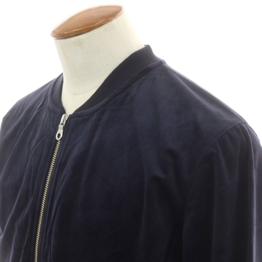 【中古】【未使用】ナノユニバース nano universe ポリエステル スイングトップ ネイビー【 M 】【 状態ランクS 】【 メンズ 】