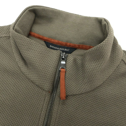 [Used] [Unused] Banana Republic Cotton Zip-up Swing Top Olive [L] [Condition Rank S] [Men&