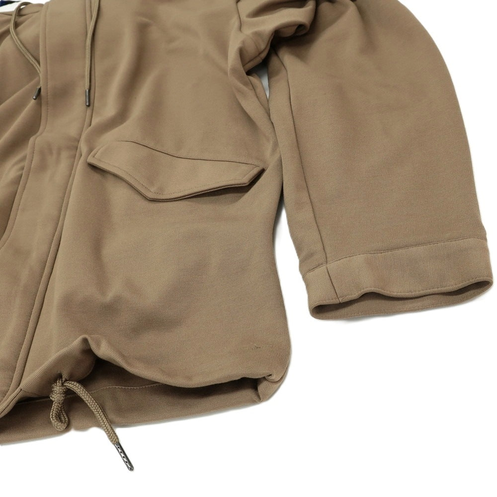 [Used] Nano Universe Stretch Polyester Rayon Flexibility Short Mod Blouson Ash Brown [L] [Condition Rank A] [Men&