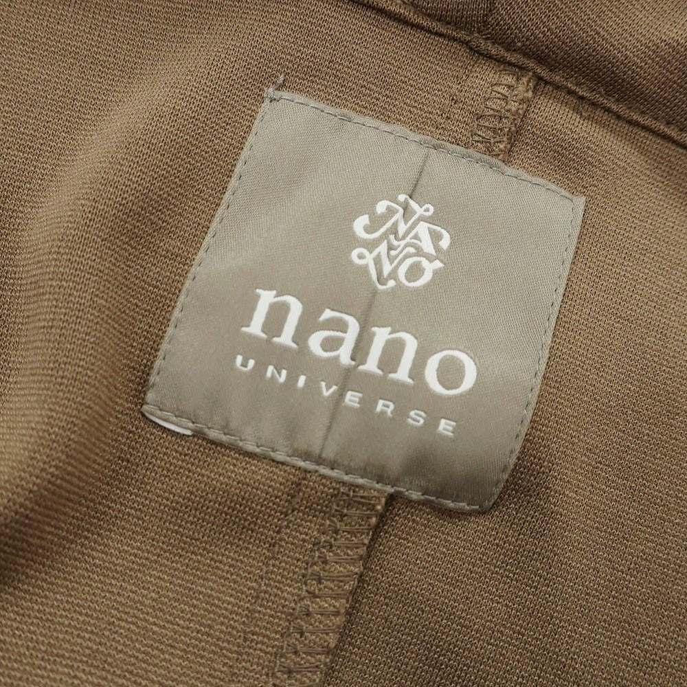 [Used] Nano Universe Stretch Polyester Rayon Flexibility Short Mod Blouson Ash Brown [L] [Condition Rank A] [Men&