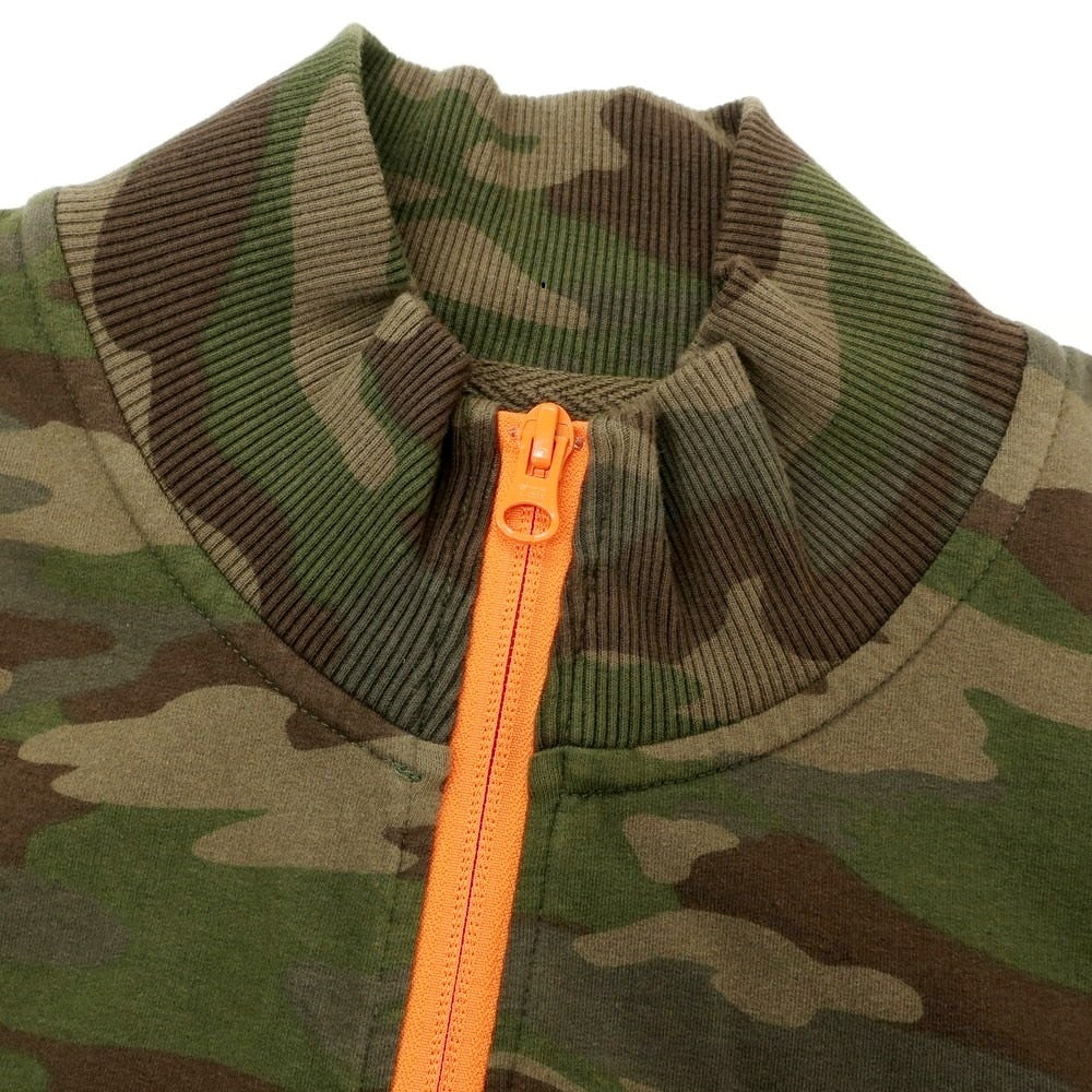 [Used] Hydrogen Stretch Cotton Camouflage Zip-up Swing Top Olive x Brown [M] [Condition Rank B] [Men&