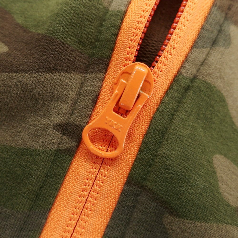 [Used] Hydrogen Stretch Cotton Camouflage Zip-up Swing Top Olive x Brown [M] [Condition Rank B] [Men&