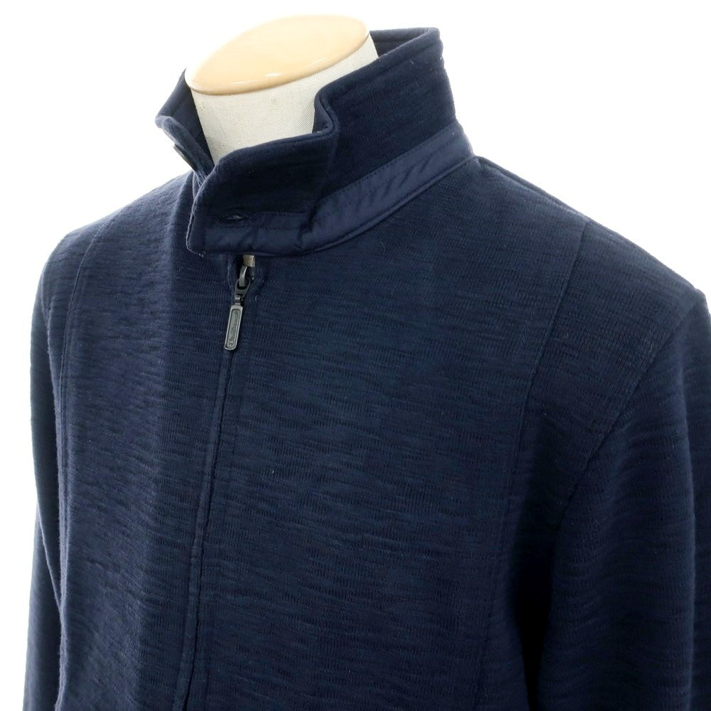 [Used] [Unused] Ben Sherman Cotton Polyester Stand Collar Zip-Up Swing Top Navy [S] [Condition Rank S] [Men&