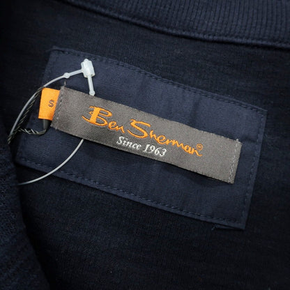 [Used] [Unused] Ben Sherman Cotton Polyester Stand Collar Zip-Up Swing Top Navy [S] [Condition Rank S] [Men&