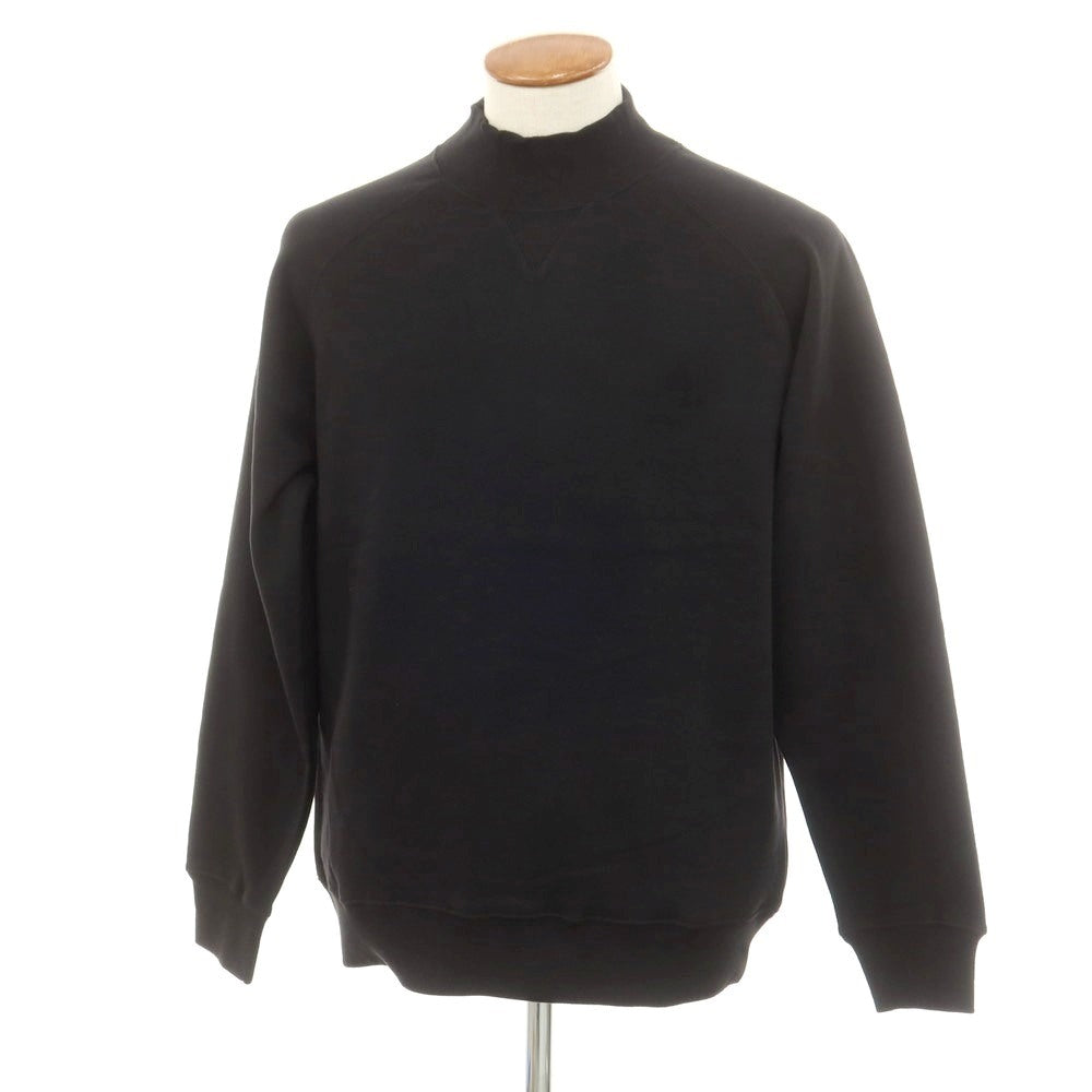 [Used] [Unused] Nano Universe Cotton Mock Neck Long Sleeve Sweatshirt Black [M] [Condition Rank S] [Men&