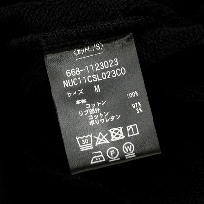 [Used] [Unused] Nano Universe Cotton Mock Neck Long Sleeve Sweatshirt Black [M] [Condition Rank S] [Men&