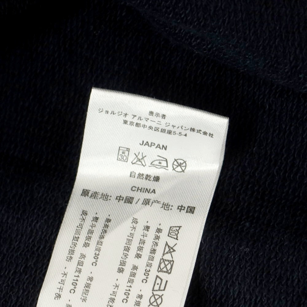 [Used] [Unused] Emporio Armani EMPORIO ARMANI Cotton Zip-up Hoodie Navy [M] [Condition Rank S] [Men&