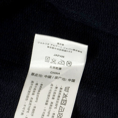 [Used] [Unused] Emporio Armani EMPORIO ARMANI Cotton Zip-up Hoodie Navy [M] [Condition Rank S] [Men&