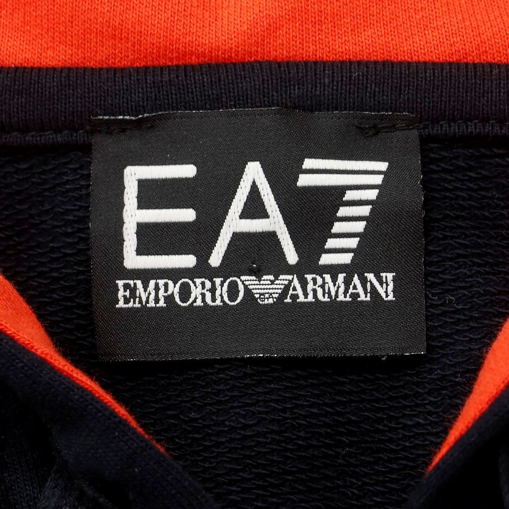 [Used] [Unused] Emporio Armani EMPORIO ARMANI Cotton Zip-up Hoodie Navy [M] [Condition Rank S] [Men&
