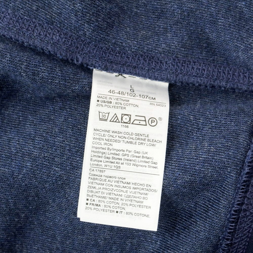 [Used] [Unused] Banana Republic Cotton Polyester Pile Zip-up Hoodie Navy [L] [Condition Rank S] [Men&