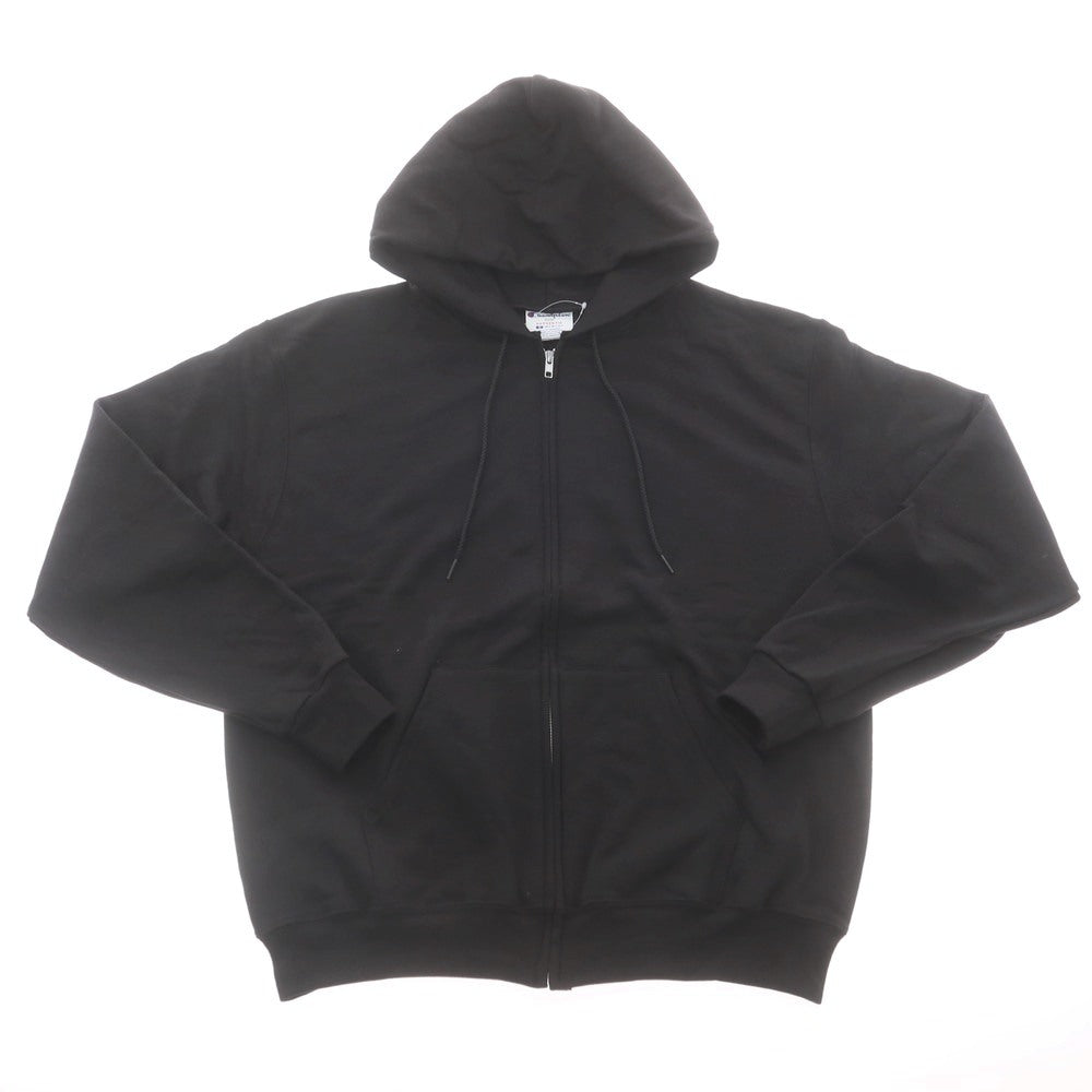 【中古】チャンピオン Champion コットンポリエステル ジップアップ パーカー ブラック【 M 】【 状態ランクA 】【 メンズ 】