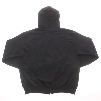 【中古】チャンピオン Champion コットンポリエステル ジップアップ パーカー ブラック【 M 】【 状態ランクA 】【 メンズ 】