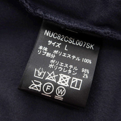 【中古】【未使用】ナノユニバース nano universe ポリエステル ベルベット ダブルジップ パーカー ネイビー【 L 】【 状態ランクS 】【 メンズ 】