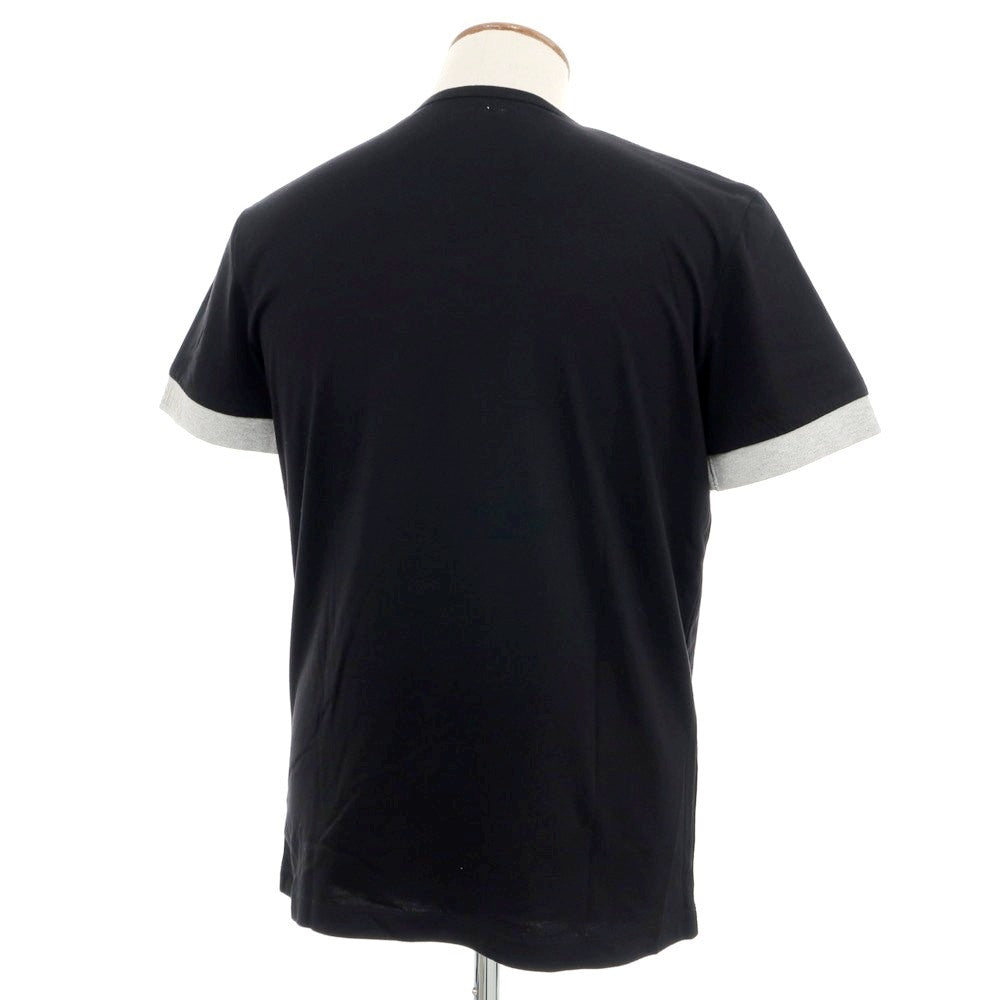 [Used] [Unused] BIKKEMBERGS Cotton V-neck short-sleeve T-shirt Black [M] [Condition Rank S] [Men&