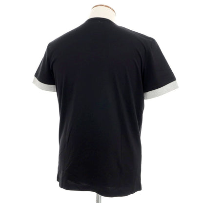 [Used] [Unused] BIKKEMBERGS Cotton V-neck short-sleeve T-shirt Black [M] [Condition Rank S] [Men&