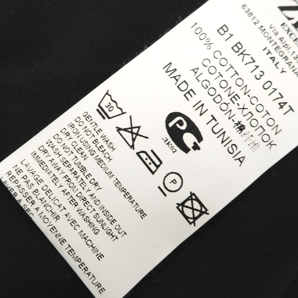[Used] [Unused] BIKKEMBERGS Cotton V-neck short-sleeve T-shirt Black [M] [Condition Rank S] [Men&
