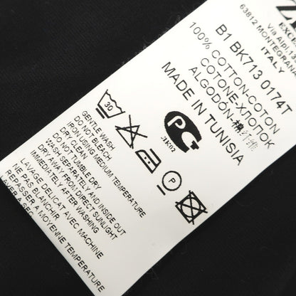 [Used] [Unused] BIKKEMBERGS Cotton V-neck short-sleeve T-shirt Black [M] [Condition Rank S] [Men&