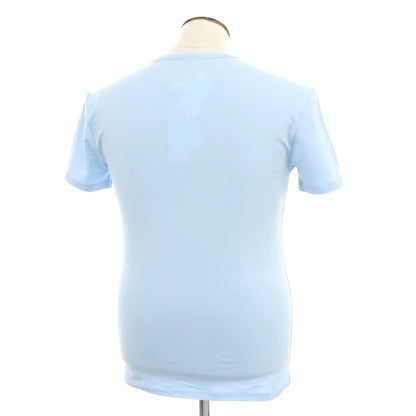 [Used] [Unused] ARMANI COLLEZIONI Stretch Cotton V-neck Short Sleeve T-shirt Light Blue [L] [Condition Rank S] [Men&