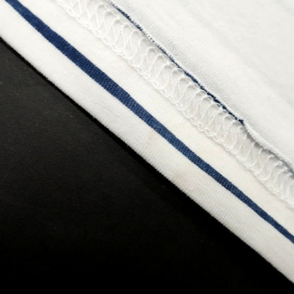 [Used] [Unused] Emporio Armani EMPORIO ARMANI Stretch Cotton Crew Neck Short Sleeve T-Shirt White x Navy [M] [Condition Rank S] [Men&
