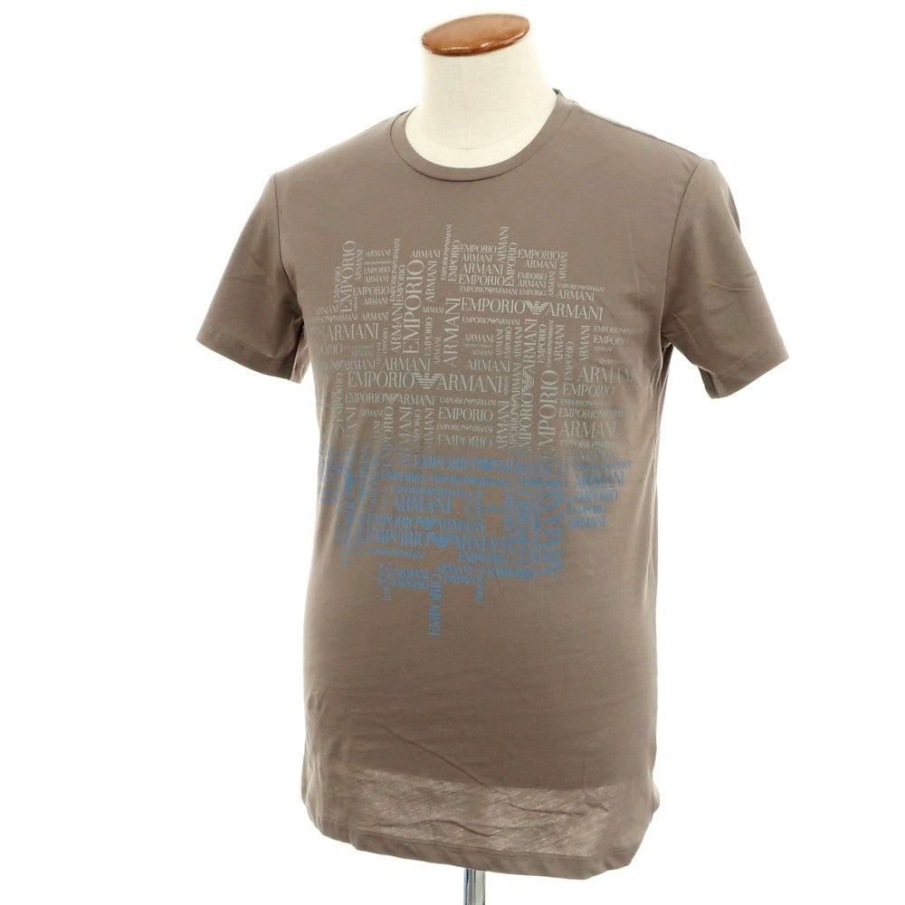 【中古】【未使用】エンポリオ アルマーニ EMPORIO ARMANI コットン クルーネック 半袖Ｔシャツ トープ【 M 】【 状態ランクS 】【 メンズ 】 [APD]