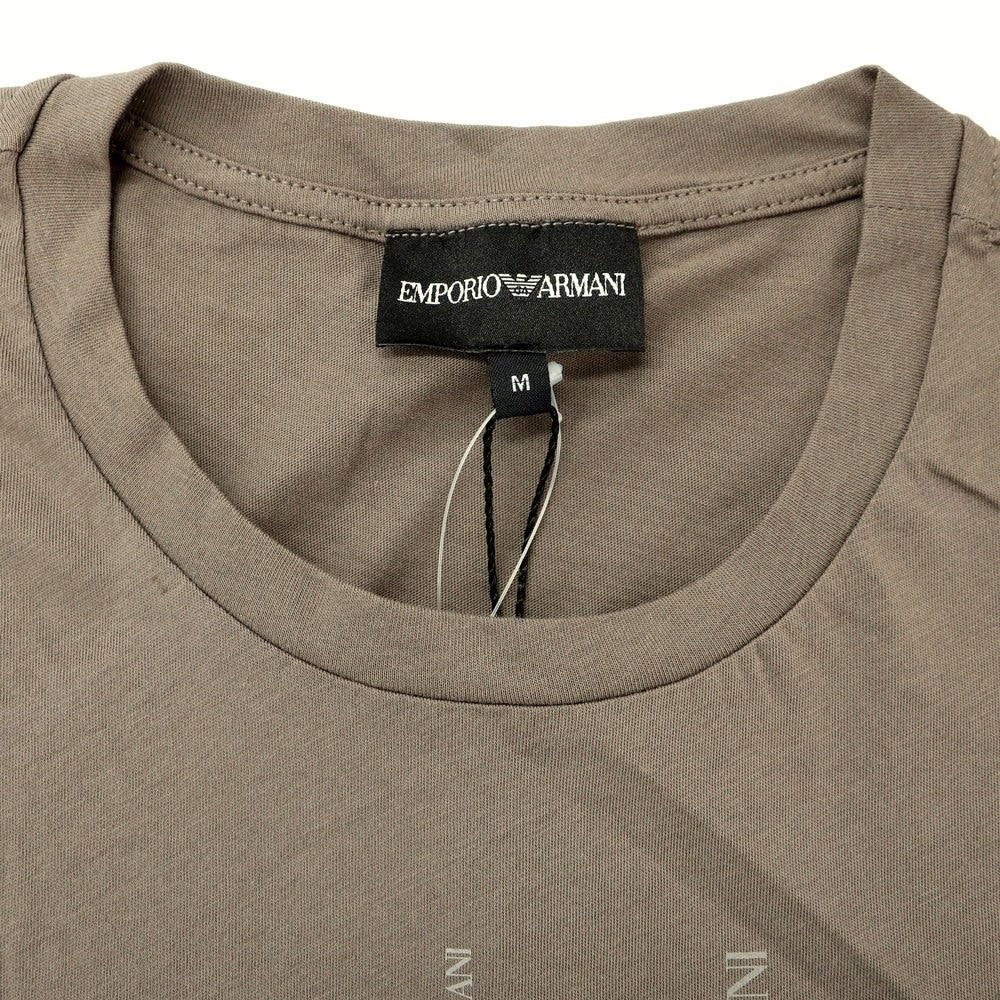 【中古】【未使用】エンポリオ アルマーニ EMPORIO ARMANI コットン クルーネック 半袖Ｔシャツ トープ【 M 】【 状態ランクS 】【 メンズ 】 [APD]