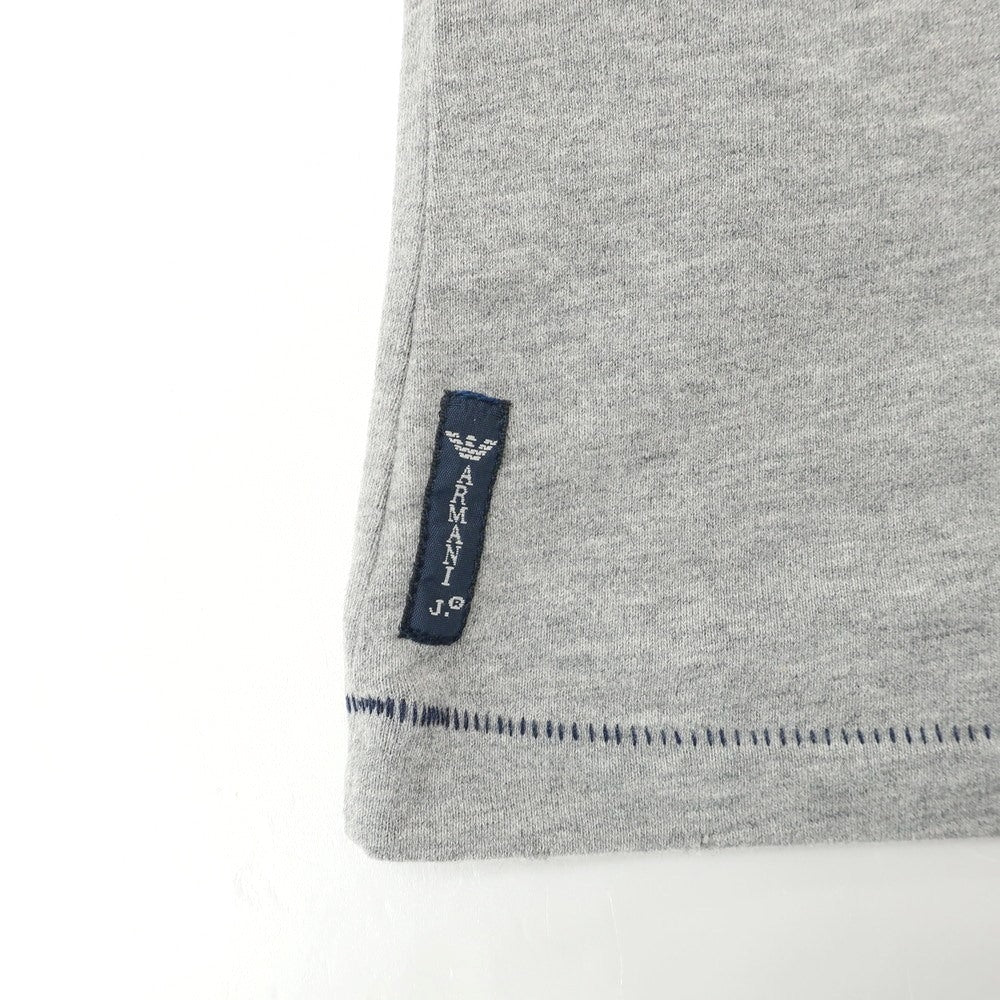 [Used] [Unused] ARMANI JEANS Distressed Cotton V-neck Short Sleeve T-shirt Gray [L] [Condition Rank S] [Men&