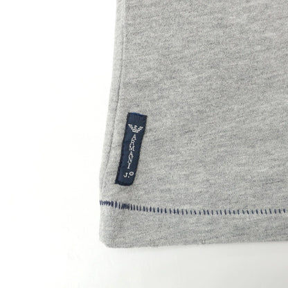 [Used] [Unused] ARMANI JEANS Distressed Cotton V-neck Short Sleeve T-shirt Gray [L] [Condition Rank S] [Men&