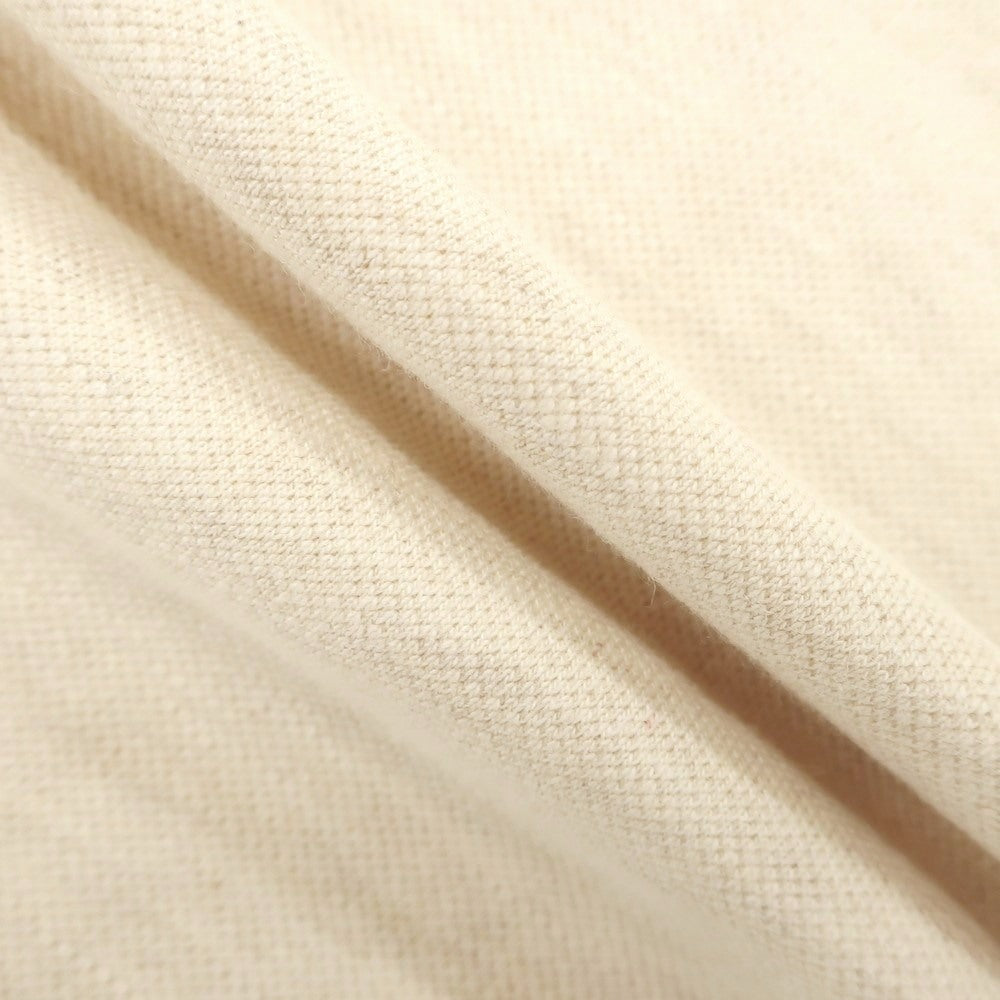 [Used] [Unused] Brooks Brothers Cotton Linen Long Sleeve Polo Shirt Beige x White [S] [Condition Rank S] [Men&
