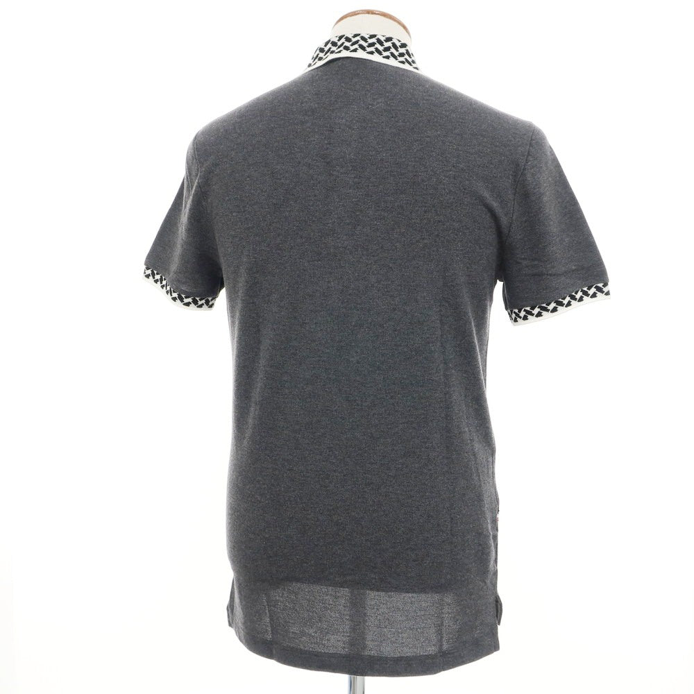 [Used] [Unused] LACOSTE Cotton Pique Short Sleeve Polo Shirt Dark Gray [4] [Condition Rank S] [Men&