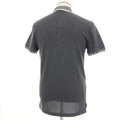 [Used] [Unused] LACOSTE Cotton Pique Short Sleeve Polo Shirt Dark Gray [4] [Condition Rank S] [Men&