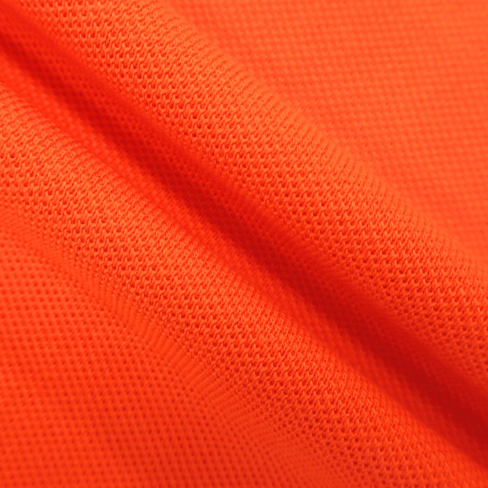 [Used] [Unused] LACOSTE Cotton Pique Short Sleeve Polo Shirt Orange x Navy [3] [Condition Rank S] [Men&