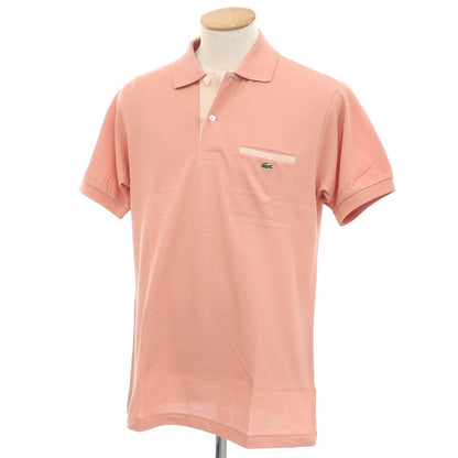 [Used] [Unused] LACOSTE Cotton Pique Short Sleeve Polo Shirt Salmon [3] [Condition Rank S] [Men&