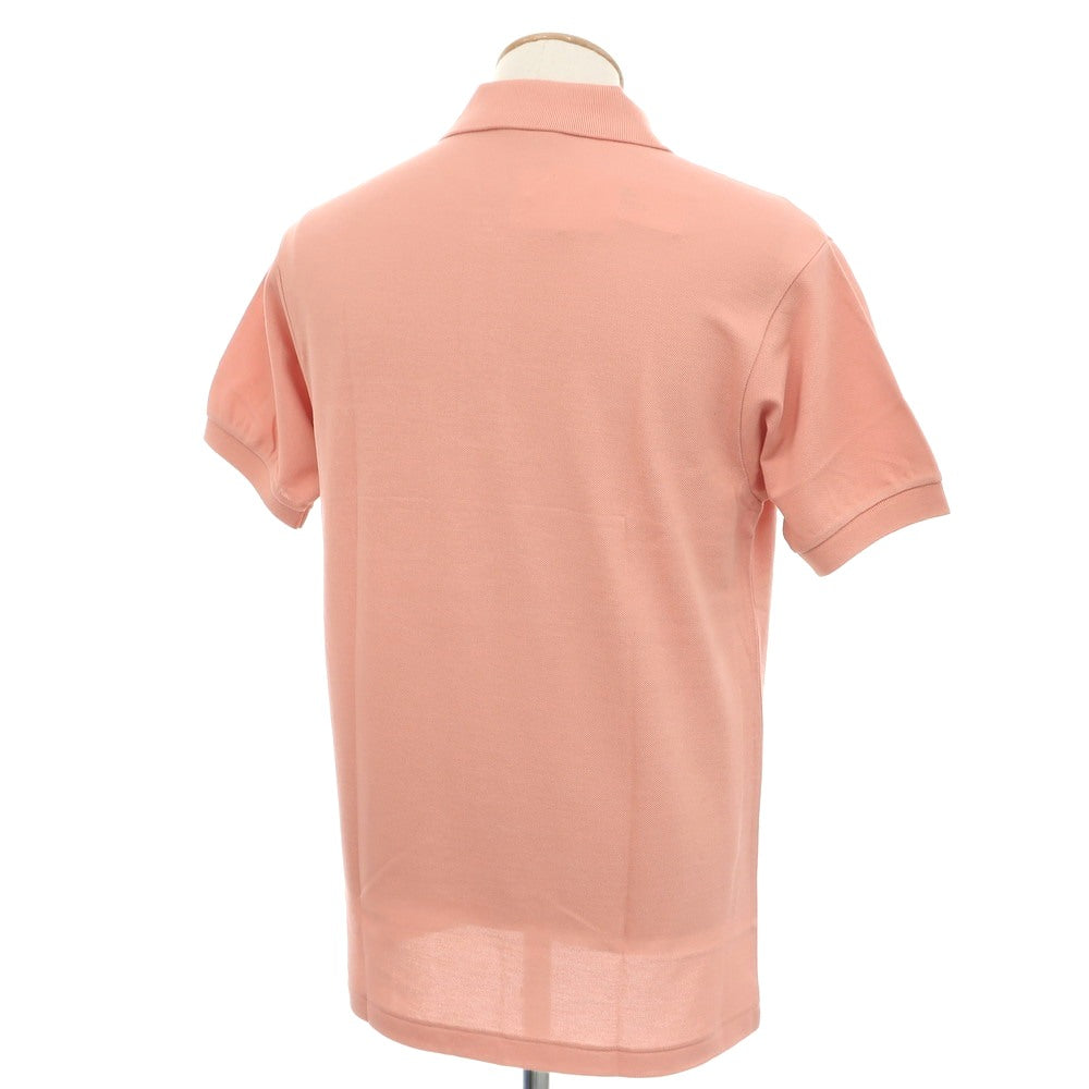 [Used] [Unused] LACOSTE Cotton Pique Short Sleeve Polo Shirt Salmon [3] [Condition Rank S] [Men&