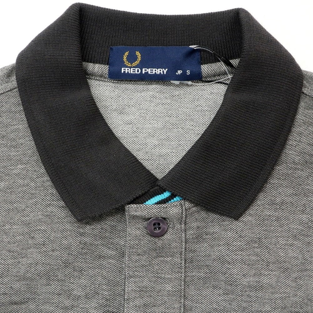 [Used] [Unused] Fred Perry COOL MAX Cotton Polyester Pique Short Sleeve Polo Shirt Grey [S] [Condition Rank S] [Men&