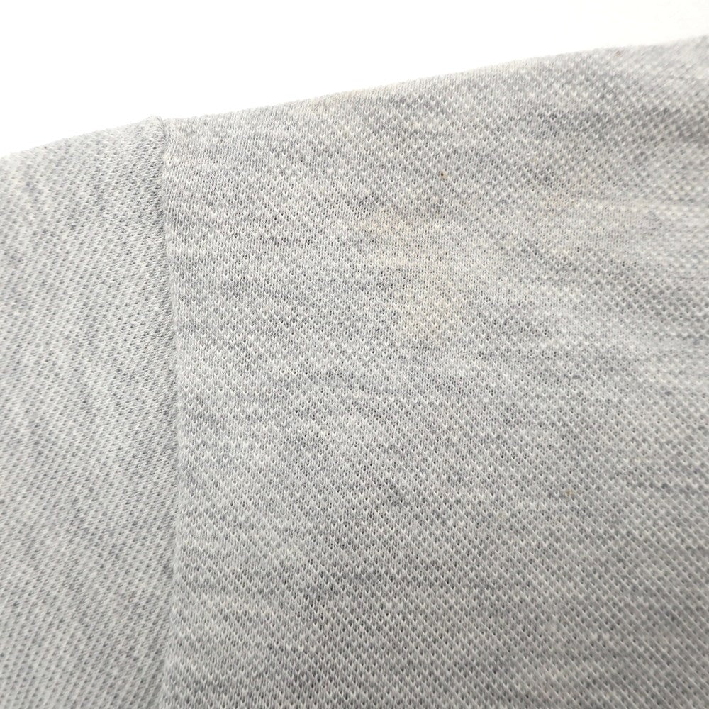 [Used] [Unused] Fred Perry Cotton Pique Check Short Sleeve Polo Shirt Light Gray x Red [M] [Condition Rank S] [Men&