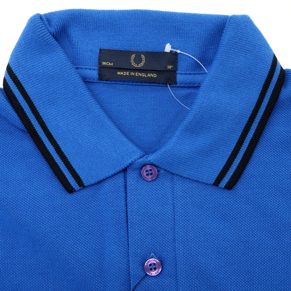 [Used] [Unused] Fred Perry Cotton Pique Short Sleeve Polo Shirt Blue [38] [Condition Rank S] [Men&