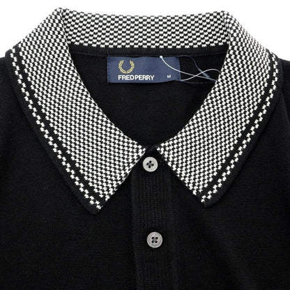 [Used] [Unused] Fred Perry FRED PERRY High Gauge Cotton Short Sleeve Polo Knit Black [M] [Condition Rank S] [Men&