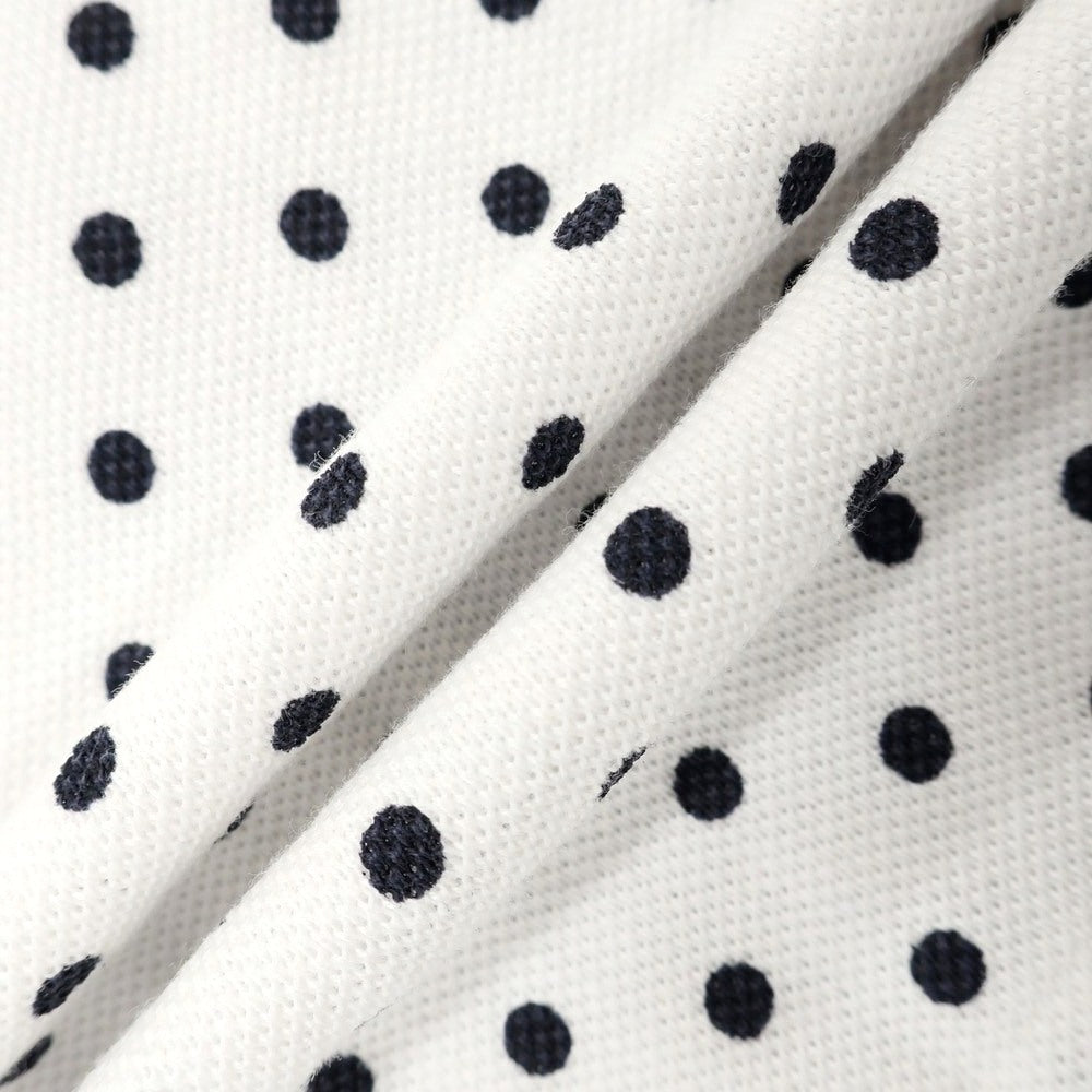 [Used] [Unused] Fred Perry Cotton Pique Dot Short Sleeve Polo Shirt White x Black [S] [Condition Rank S] [Men&
