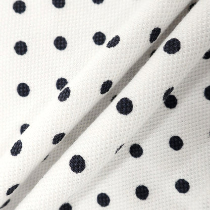 [Used] [Unused] Fred Perry Cotton Pique Dot Short Sleeve Polo Shirt White x Black [S] [Condition Rank S] [Men&