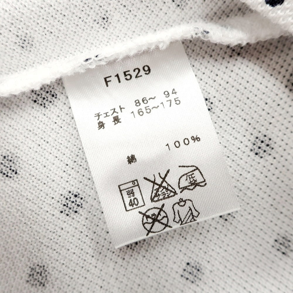 [Used] [Unused] Fred Perry Cotton Pique Dot Short Sleeve Polo Shirt White x Black [S] [Condition Rank S] [Men&