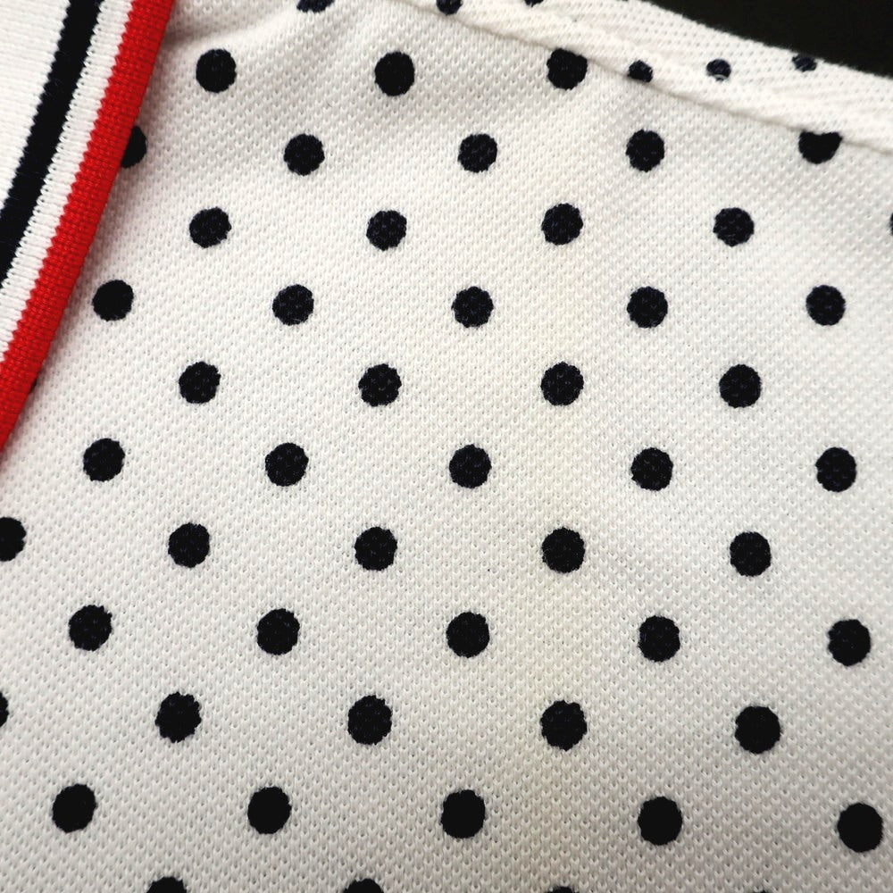 [Used] [Unused] Fred Perry Cotton Pique Dot Short Sleeve Polo Shirt White x Black [S] [Condition Rank S] [Men&