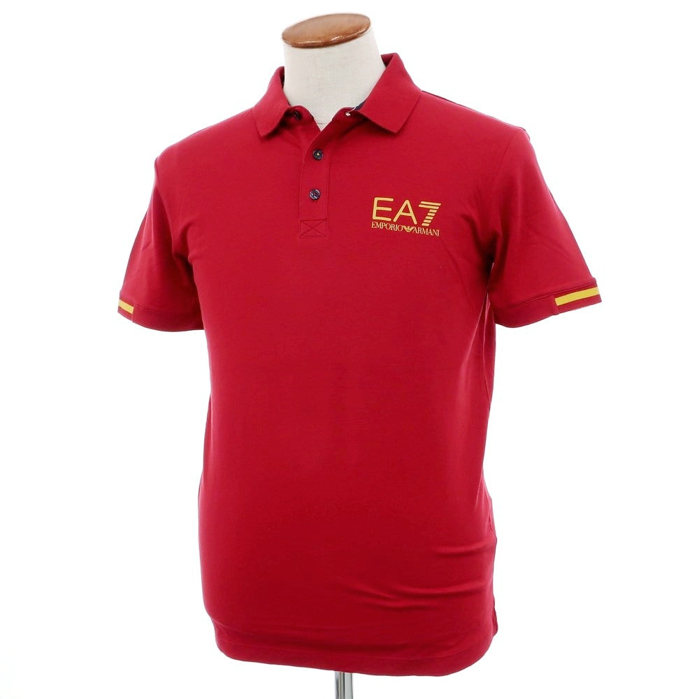 [Used] [Unused] Emporio Armani EMPORIO ARMANI Stretch Cotton Short Sleeve Polo Shirt Red [M] [Condition Rank S] [Men&